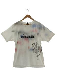 mindseeker◆Tシャツ/one/コットン/ホワイト/総柄