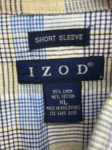 IZOD/90s/ボタンダウン/半袖シャツ/XL/コットンリネン_画像3