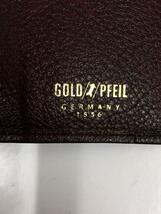 GOLD PFEIL◆長財布/-/ボルドー/無地/メンズ_画像3