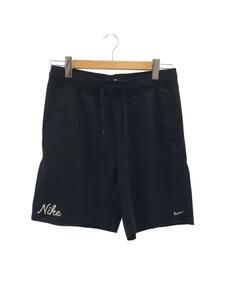 NIKE◆ショートパンツ/L/コットン/BLK/無地