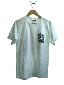 STUSSY◆Vibrations S/S Tee beach boys/Tシャツ/S/コットン/ホワイト