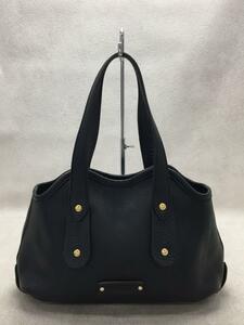 Salvatore Ferragamo◆ハンドバッグ/レザー/BLK/無地/AU-21