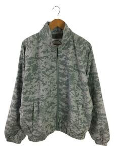 BURLAP OUTFITTER◆23SS/TRACK JACKET REFLECTIVE/ナイロンジャケット/M/ナイロン/GRY/カモフラ