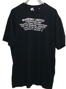 BURBERRY LONDON* футболка /XXS/ хлопок /BLK/8024628