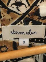 Steven Alan◆PRINT SKIPPER DRESS/S/コットン/フブラウン/総柄/8226-199-0275_画像3