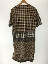 Steven Alan◆PRINT SKIPPER DRESS/S/コットン/フブラウン/総柄/8226-199-0275_画像2