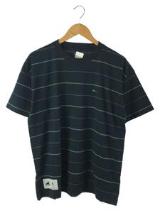 DESCENDANT◆HORIZONTAL MULTI STRIPE SS/Tシャツ/1/コットン/NVY/ボーダー