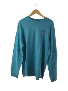 Supreme◆22SS/PRECISION L/S TOP/長袖Tシャツ/L/コットン/BLU