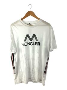 MONCLER◆Tシャツ/L/コットン/WHT/無地