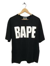 A BATHING APE◆Tシャツ/FREE/コットン/BLK/プリント/001CSE302516_画像1