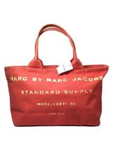 MARC BY MARC JACOBS◆トートバッグ/コットン/PNK/無地_画像1