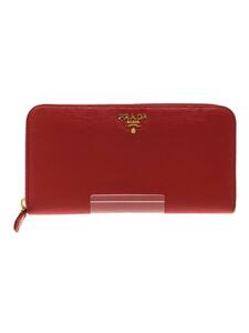 PRADA◆長財布[仕入]/PVC/RED/レディース