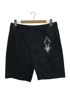 TOMMY HILFIGER◆ショートパンツ/36/ナイロン/BLK/NW33392/トミーヒルフィガー