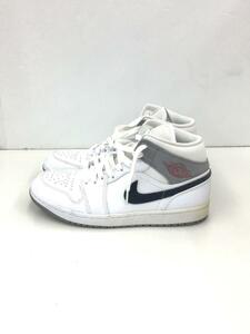 NIKE◆AIR JORDAN 1 MID PARIS_エアジョーダン 1 ミッド パリ/26.5cm/WHT