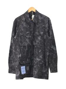 McQ Alexander McQueen◆GYO OVERSHIRT/?ャケット/S/ナイロン/BLK/総柄