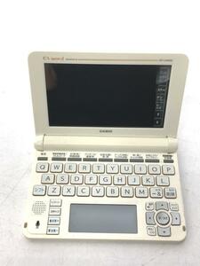 CASIO◆電子辞書 エクスワード XD-U4800WE [ホワイト]/本体にヤケ、画面にヤケ有