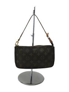 LOUIS VUITTON◆1)ポシェット・アクセソワール_モノグラム・キャンバス_BRW/PVC/BRW