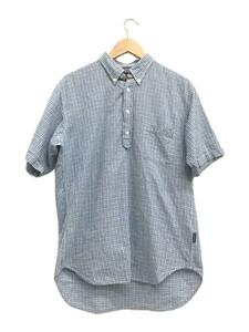 THE NORTH FACE◆BD SHIRTS/プルオーバー/長袖シャツ/M/コットン/ブルー/青/チェック