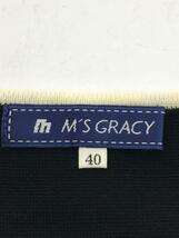 M’S GRACY◆M’S GRACY/セーター(薄手)/40/ウール/ブラック_画像3