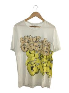 COMME des GARCONS SHIRT◆Tシャツ/L/コットン/WHT/FH-T005