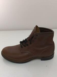 RED WING◆レースアップブーツ/27.5cm/BRW/レザー/D9063