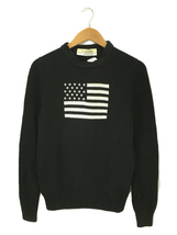 1017 ALYX 9SM(ALYX)◆ALLEGIANCE SWEATER/セーター(厚手)/S/コットン/BLK/_画像1