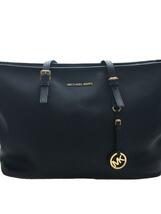 MICHAEL KORS◆トートバッグ/レザー/NVY/30T5GTVT2L_画像1