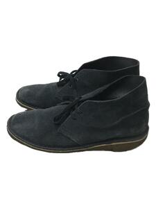 Clarks◆シューズ/US7.5/NVY/スウェード