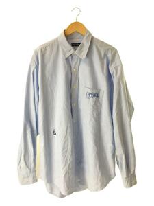 NAUTICA◆長袖シャツ/XL/コットン/BLU/無地/213-1029