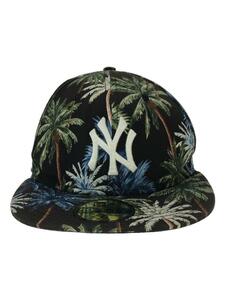 NEW ERA◆キャップ/7/コットン/BLK/メンズ