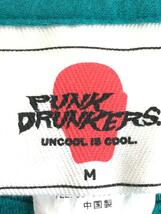 PUNK DRUNKERS◆Tシャツ/M/コットン/GRN_画像3
