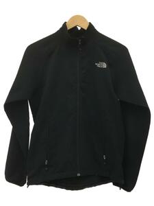 THE NORTH FACE◆FD SOFTSHELL JACKET_フラッシュドライソフトシェルジャケット/S/ポリエステル/BLK/無地