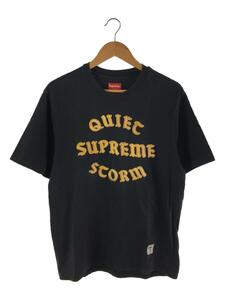 Supreme◆21AW/Quiet Storm S/S Tee/M/コットン/NVY/無地