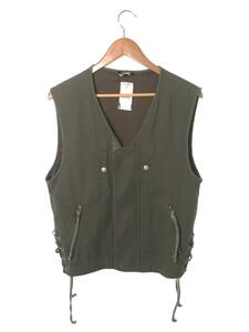 YSTRDY’S TMRRW◆18SS RUNWAY VEST ベスト/M/コットン/KHK/YT-V0201