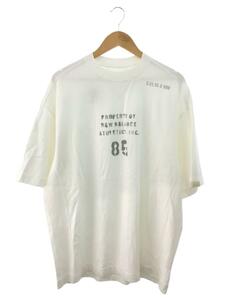NEW BALANCE◆Tシャツ/XL/コットン/WHT/AMT35006