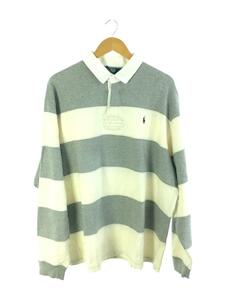 POLO RALPH LAUREN◆長袖Tシャツ/XXL/コットン/GRY/総柄