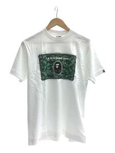 A BATHING APE◆アメックスモチーフ/Tシャツ/M/コットン/WHT