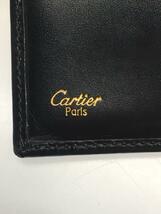 Cartier◆パンテール/3つ折り財布/レザー/BLK/レディース_画像3