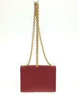 FURLA◆ショルダーバッグ/レザー/RED/無地/bw0313l_画像3