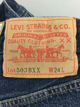 Levi’s◆Lot.503BXX/日本製/24/コットン/IDG_画像4