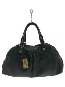 MARC BY MARC JACOBS◆ハンドバッグ/レザー/BLK