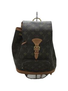 LOUIS VUITTON◆リュック/レザー/BRW/M51136