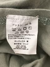 HUF◆長袖Tシャツ/S/コットン/KHK/無地_画像4