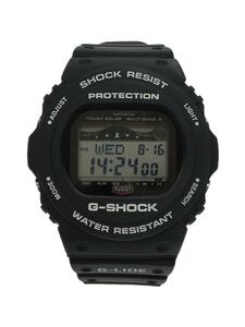 CASIO◆G-SHOCK/ソーラー腕時計/デジタル/ラバー/BLK/BLK/GWX-5700CS