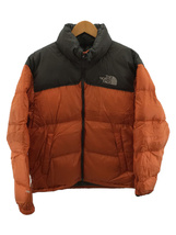 THE NORTH FACE◆Nuptse Jacket/ヌプシダウンジャケット/M/ナイロン/ORN_画像1