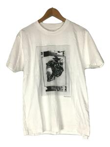 MINEDENIM◆K.Kawamura Photo Collage T-SH/Tシャツ/M/コットン/ホワイト/クルーネック