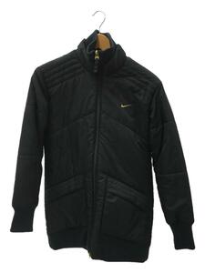 NIKE◆コート/M/ナイロン/BLK/無地