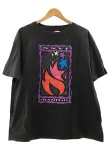 atlanta1996/オリンピックT/シングルステッチ/Tシャツ/-/コットン/ブラック