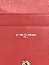 Roberta di Camerino◆長財布/レザー/RED/無地/レディース_画像3