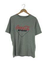 F.C.R.B.(F.C.Real Bristol)◆20SS/COCA-COLA SPLIT LOGO TEE/L/コットン/GRY/FCRB-200023_画像1